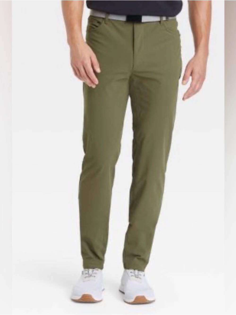 Men's Olive Green Performance Pants